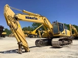 Side of used Excavator